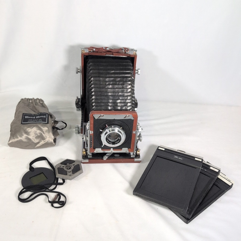 Tachihara 4X5 camera Rodenstock-Ysarex 127mm f/4.7 + Film Holders & Hood